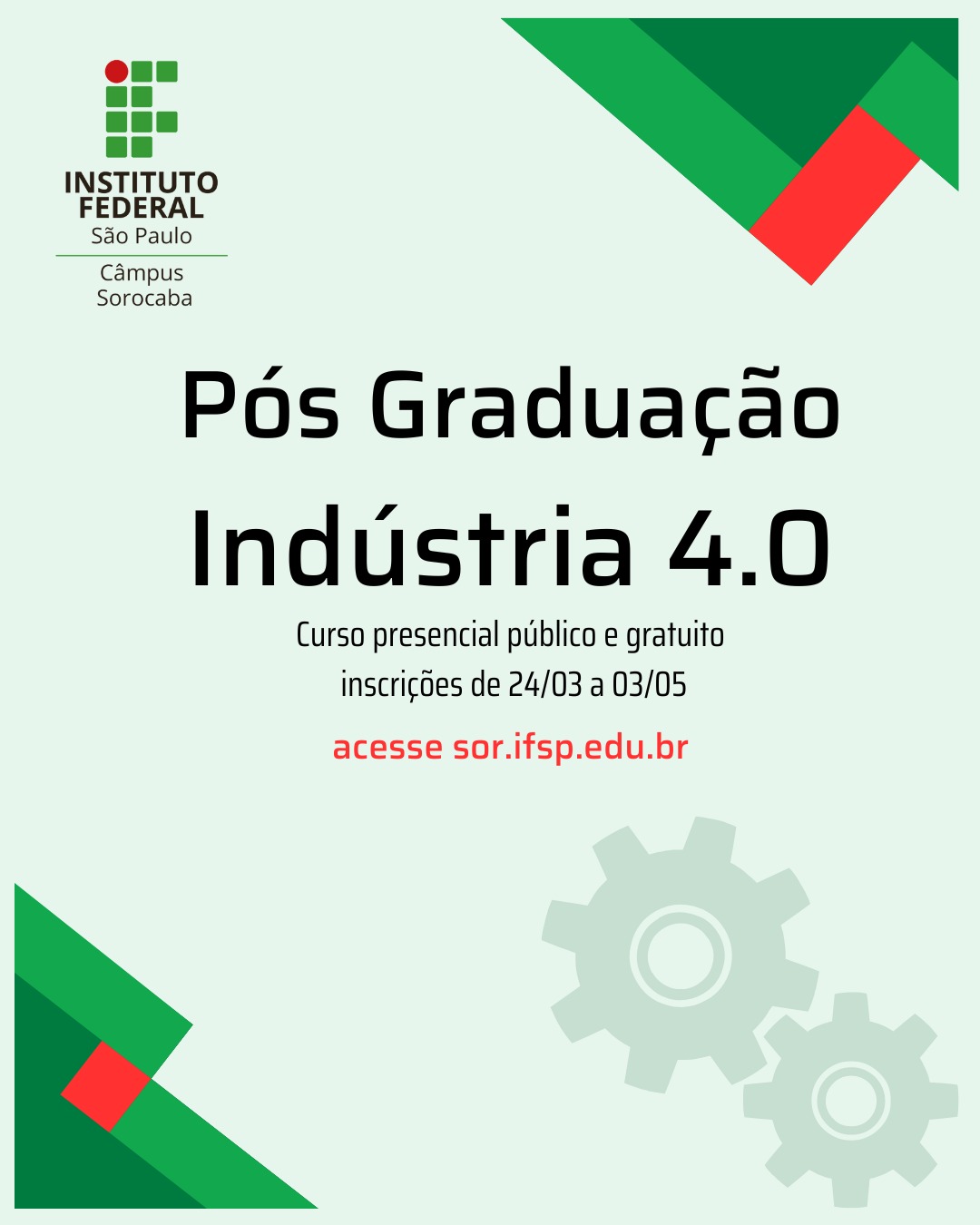 Pós graduação Indústria 4.0